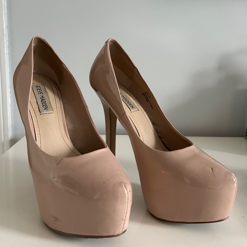 Steve Madden Blush Platform Heels